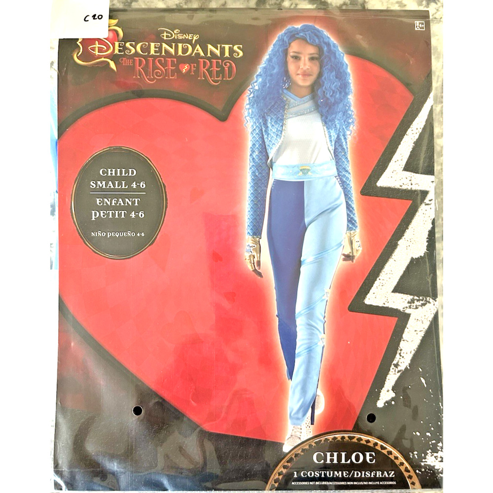 Disney Descendants The Rise Of Red Chloe Child Halloween Costume Child SMALL 4-6